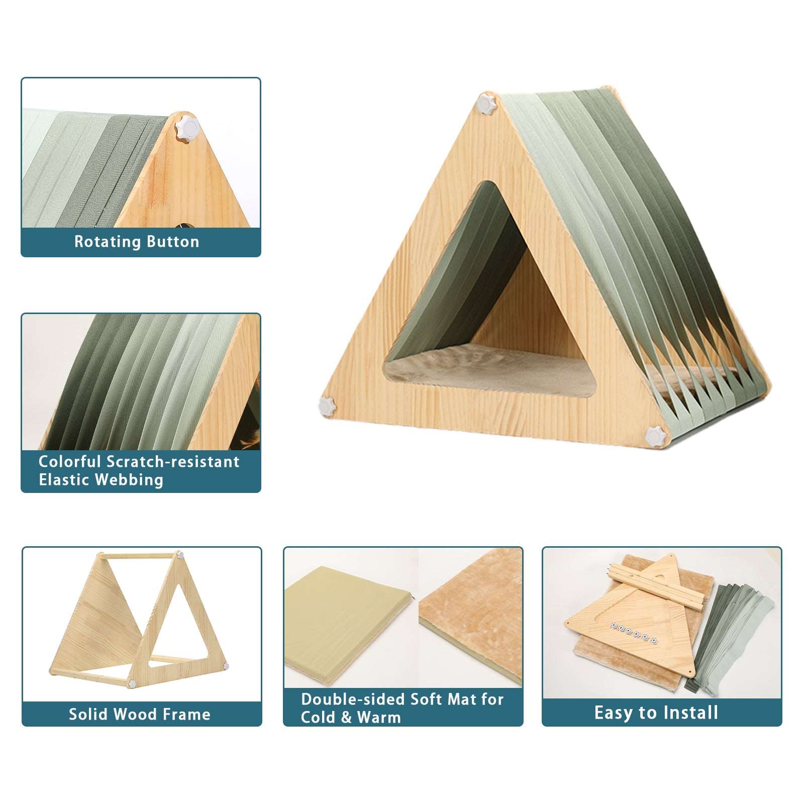 Petsfit-Modern-Style-Wood-Cat-House-with-Soft-Mat-03