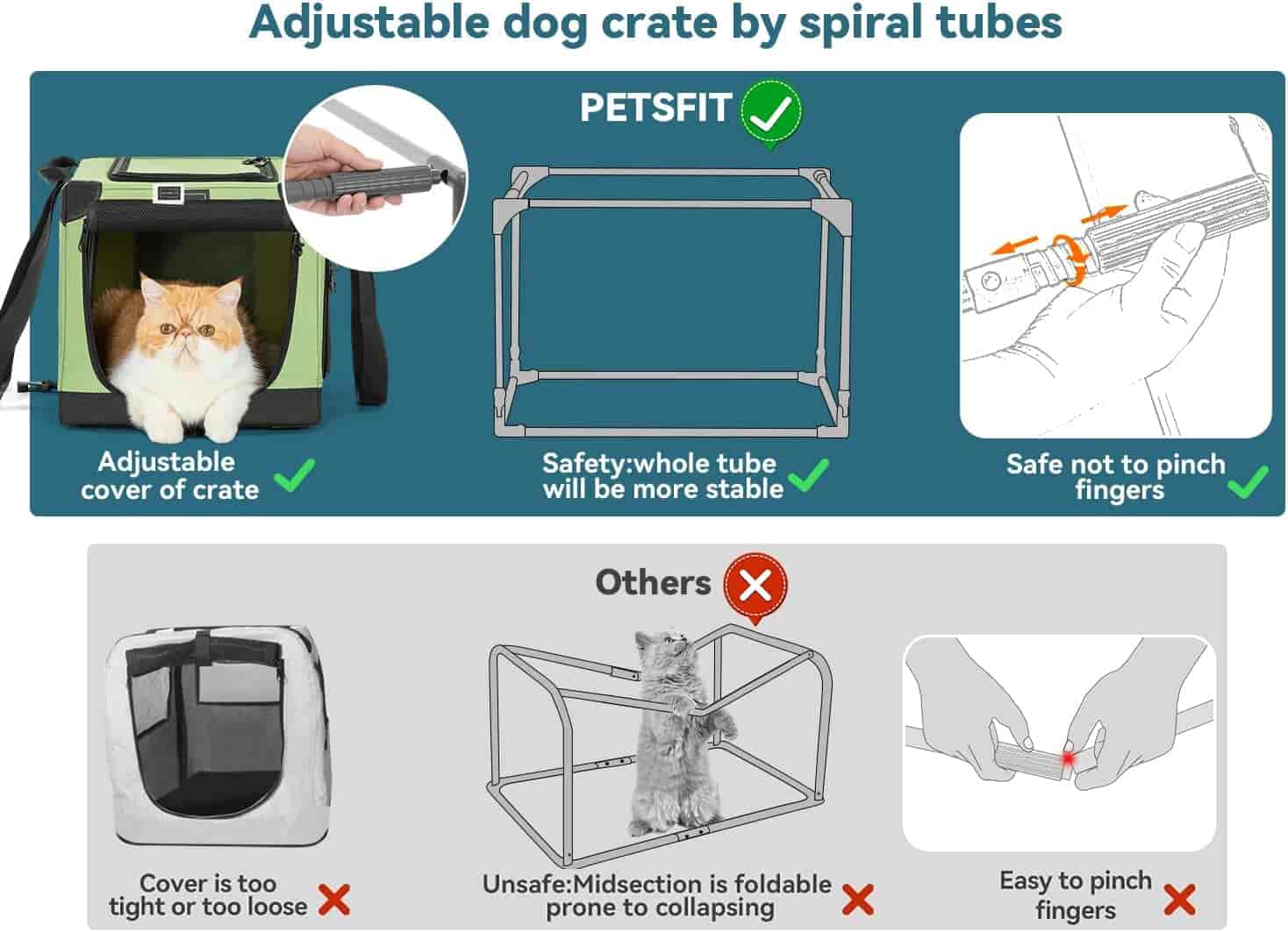 PETSFIT_Portable_Cat_Kennel_Carrier_20_Inch