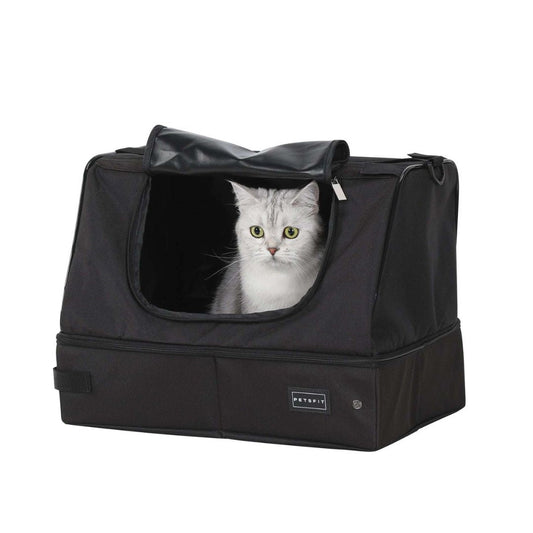PETSFIT Upgrade Portable Travel Cat Litter Box